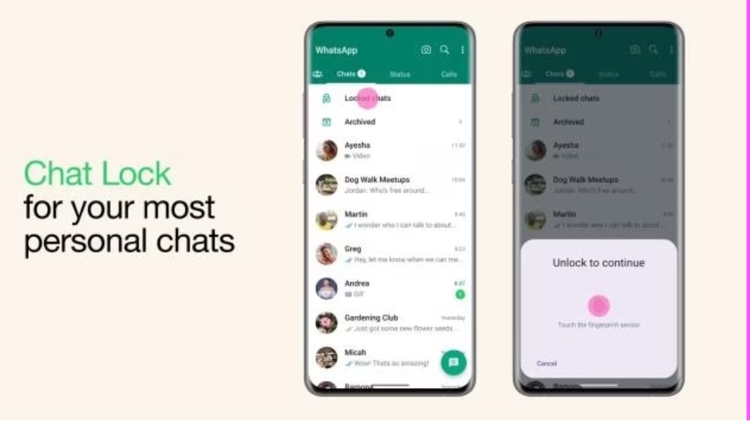WhatsApp’s new privacy feature locks sensitive chats and hides them from notifications