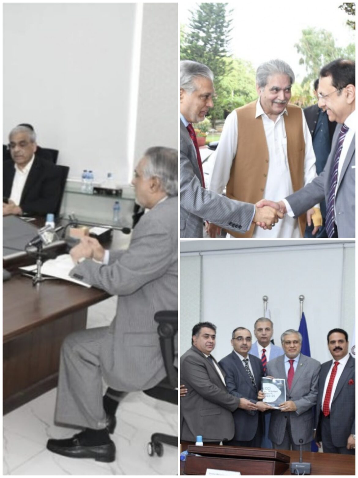 Lahore & Faisalabad Chambers Calls on Finance Minister