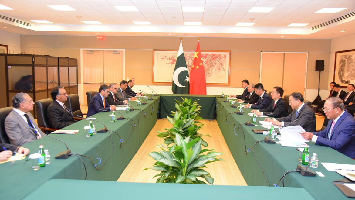 Chinese vice president meets PM Kakar in New York, pledges support for Pakistan’s vital interests