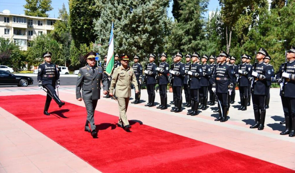 Pakistan army chief in Uzbekistan on two-day visit to enhance defense collaboration 