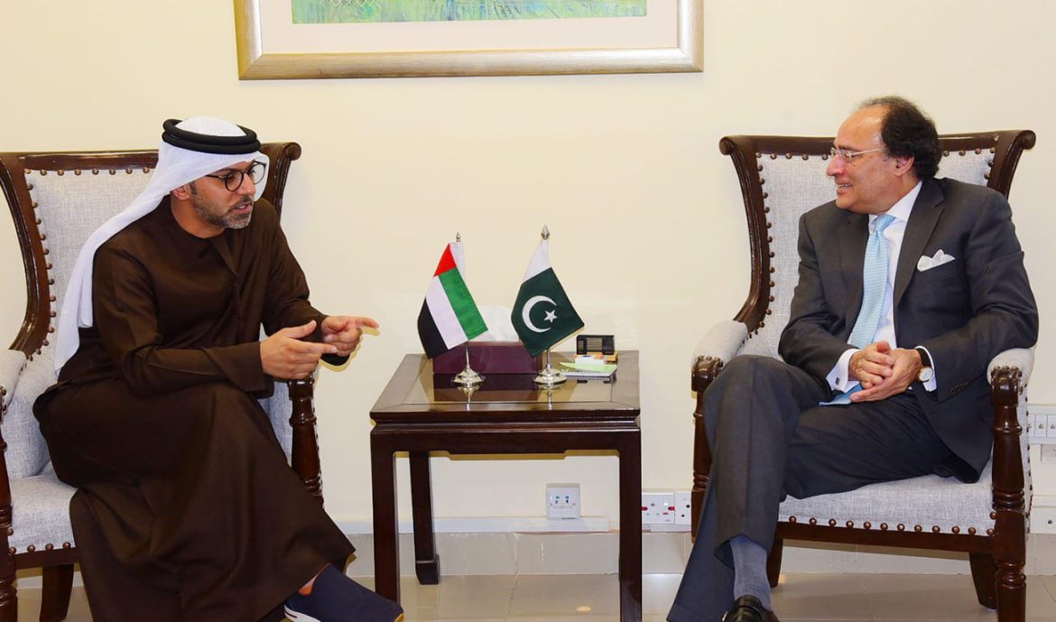 New Pakistani finance minister meets UAE envoy amid push to attract foreign investment