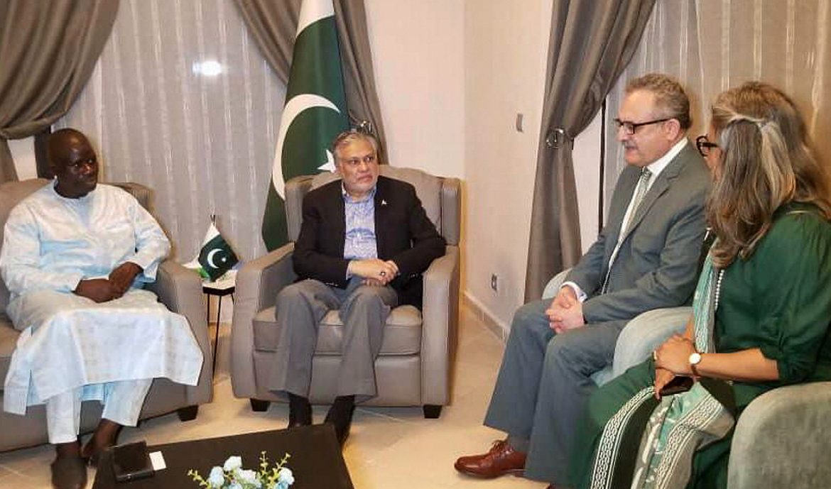 Pakistan’s deputy PM arrives in Gambia to discuss Gaza, Kashmir at OIC summit