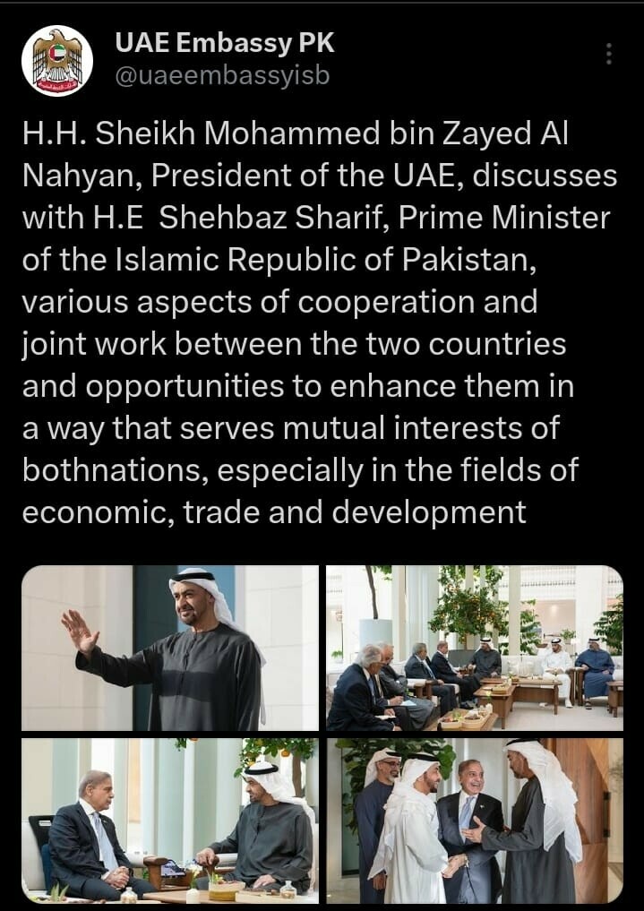 UAE allocates $10bn for investment in Pakistan’s ‘promising economic sectors’