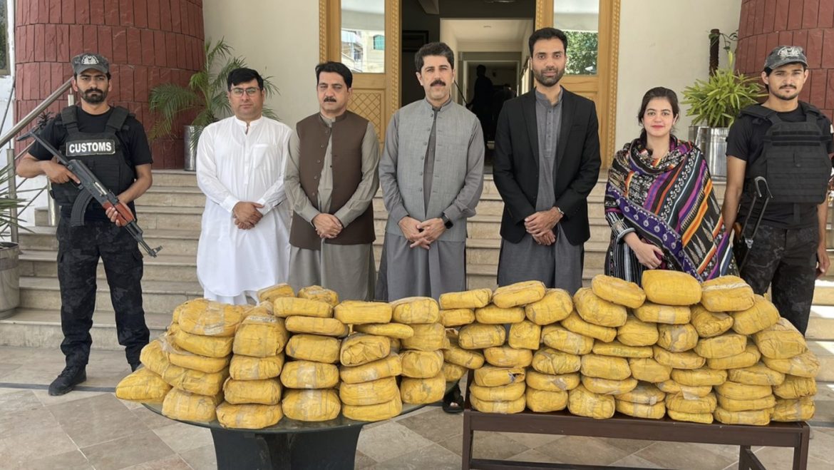 The Customs I&I Peshawar and FC’s joint operations against intl drug trafficking network