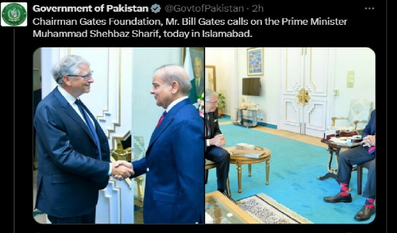 In meeting with Bill Gates, PM vows to eradicate polio from country