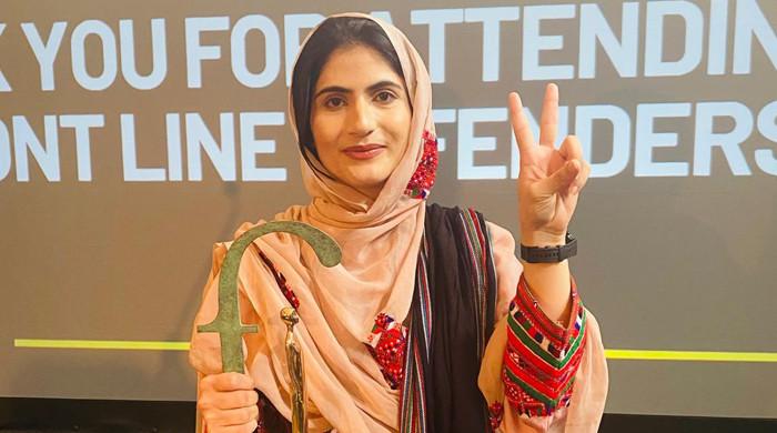 Pakistan’s Sammi Deen Baloch receives int’l award for human rights activism