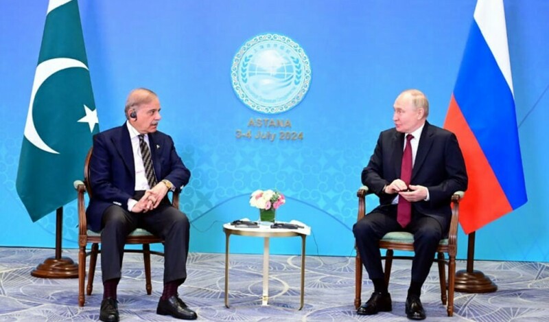 PM Shehbaz seeks barter trade revival with Russia in meeting with Putin