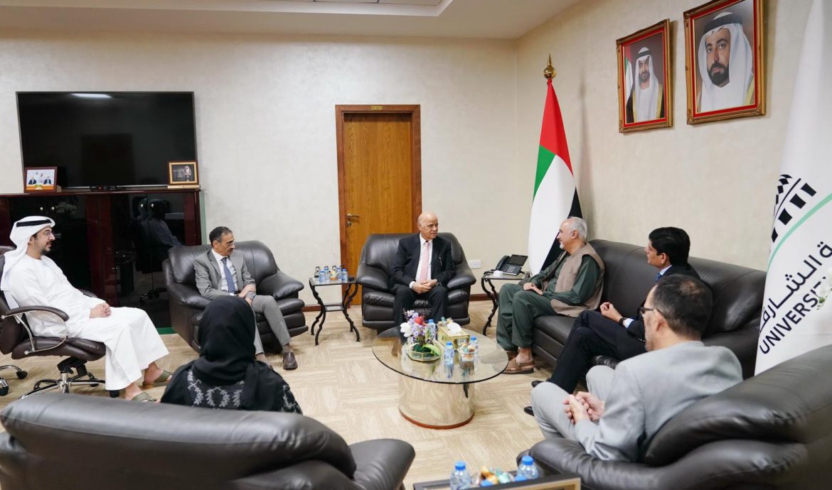 Pakistani envoy visits University of Sharjah to seek collaboration with local varsities 