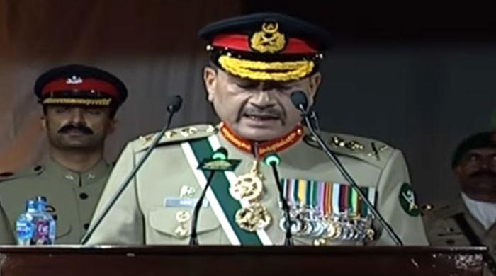 COAS Gen Asim Munir addresses Azadi Parade