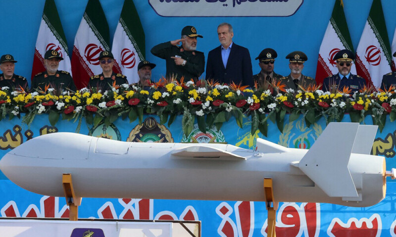 Iran unveils new drone, missile amid rising tensions