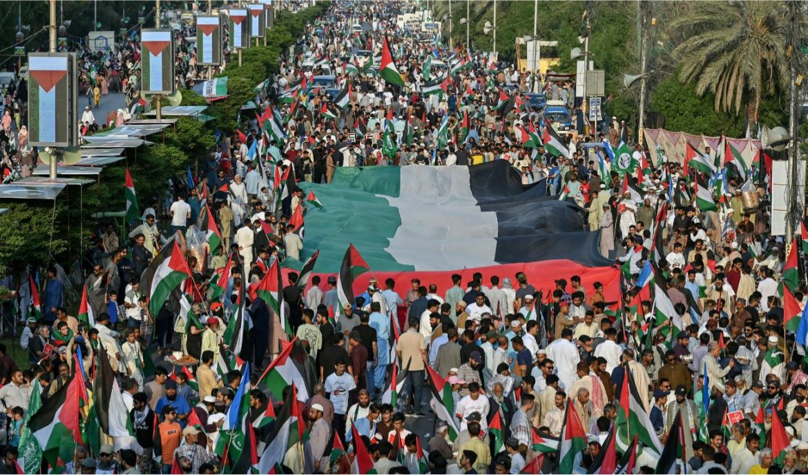 Pakistan observes Palestine Solidarity Day today to mark one year of Israeli invasion