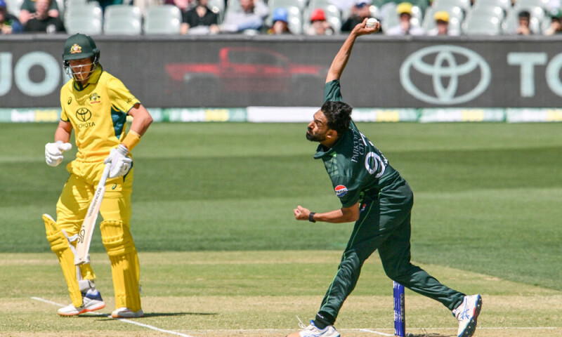 Haris Rauf takes five as Australia out for 163 in 2nd Pakistan ODI