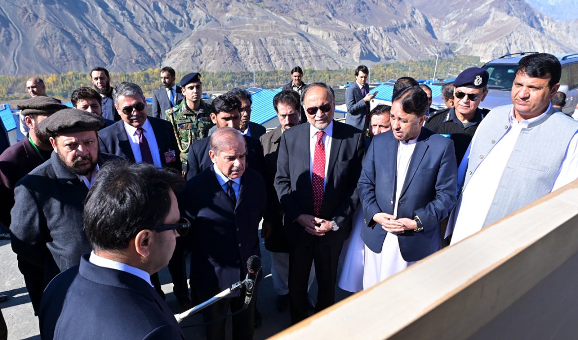 PM Sharif visits Gilgit-Baltistan, inaugurates housing for 2022 flood-hit families