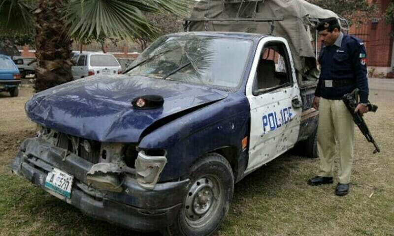 Suicide bomber failed to target police van in Charsadda