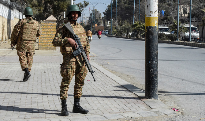 Army says suicide bomber recruiter among four militants killed in southwest Pakistan 